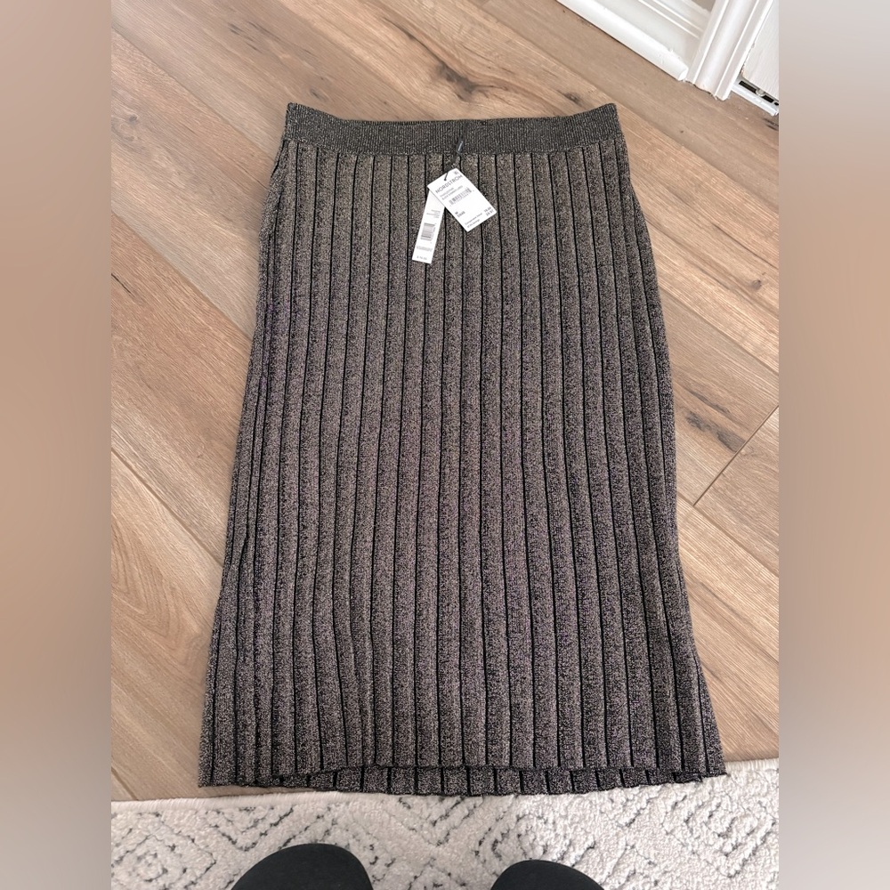 T Tahari Glitter Maxi Skirt